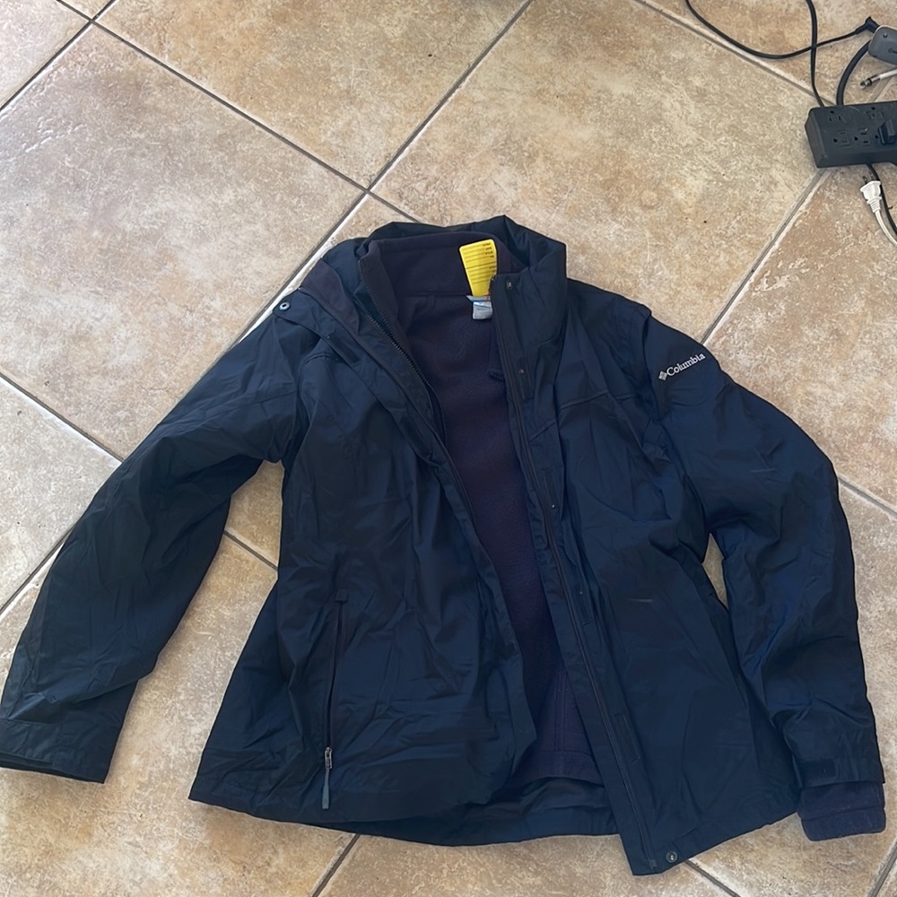 Columbia Men’s Winter Jacket Interchange 3 in 1 Sweater Plus Rain Jacket